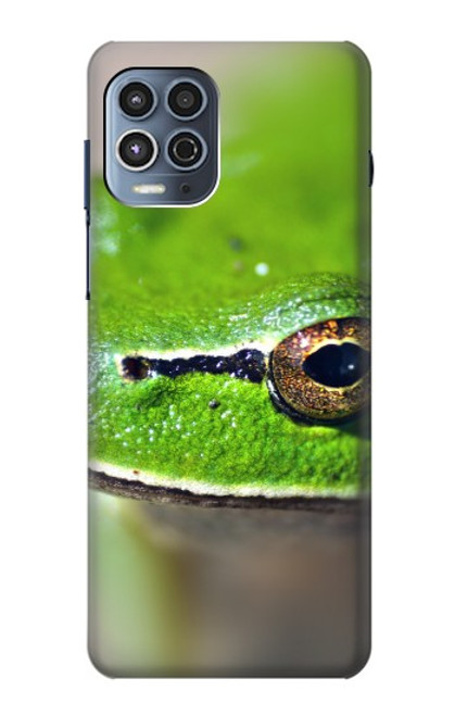 W3845 Green frog Funda Carcasa Case y Caso Del Tirón Funda para Motorola Moto G100