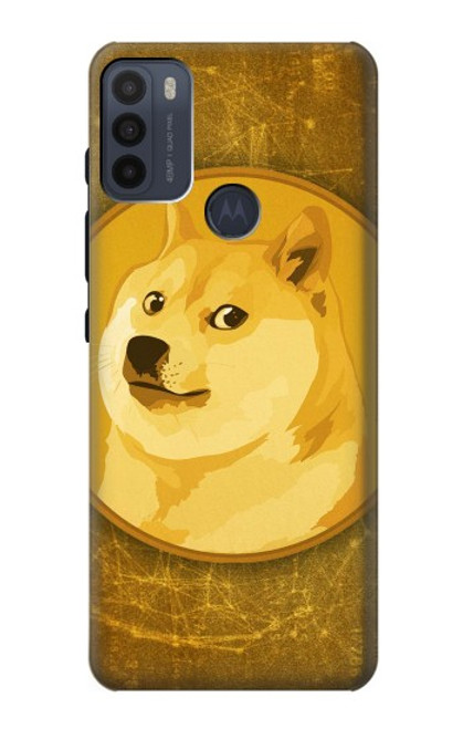 W3826 Dogecoin Shiba Funda Carcasa Case y Caso Del Tirón Funda para Motorola Moto G50