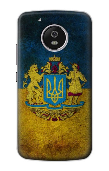 W3858 Ukraine Vintage Flag Funda Carcasa Case y Caso Del Tirón Funda para Motorola Moto G5