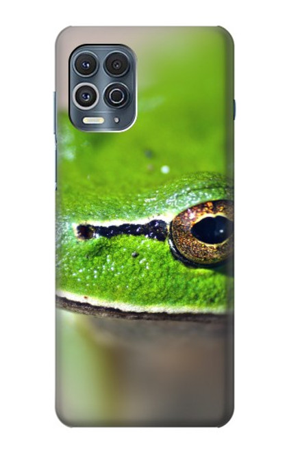 W3845 Green frog Funda Carcasa Case y Caso Del Tirón Funda para Motorola Edge S