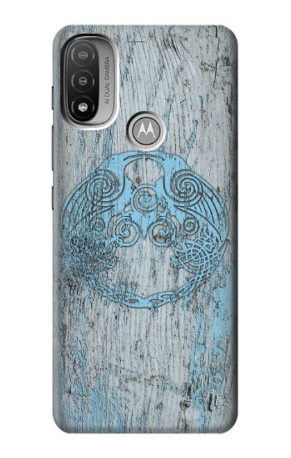 W3829 Huginn And Muninn Twin Ravens Norse Funda Carcasa Case y Caso Del Tirón Funda para Motorola Moto E20,E30,E40