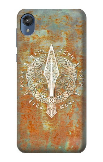 W3827 Gungnir Spear of Odin Norse Viking Symbol Funda Carcasa Case y Caso Del Tirón Funda para Motorola Moto E6, Moto E (6th Gen)