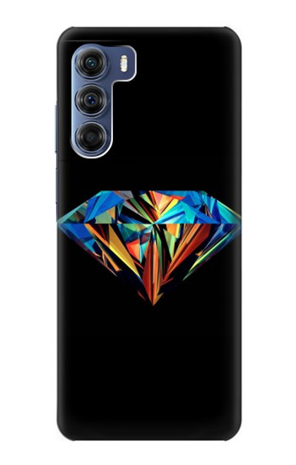 W3842 Abstract Colorful Diamond Funda Carcasa Case y Caso Del Tirón Funda para Motorola Edge S30