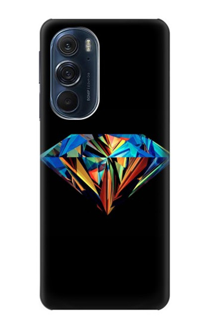 W3842 Abstract Colorful Diamond Funda Carcasa Case y Caso Del Tirón Funda para Motorola Edge X30