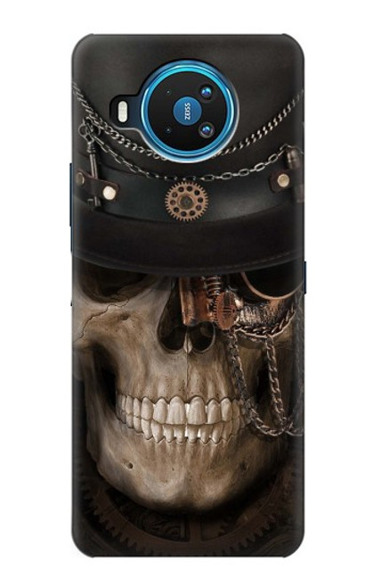 W3852 Steampunk Skull Funda Carcasa Case y Caso Del Tirón Funda para Nokia 8.3 5G