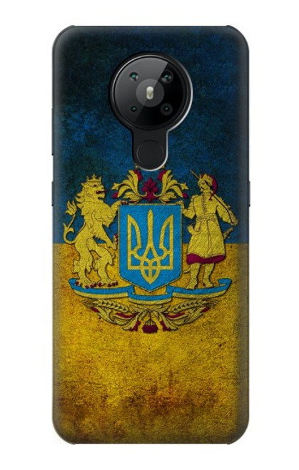 W3858 Ukraine Vintage Flag Funda Carcasa Case y Caso Del Tirón Funda para Nokia 5.3
