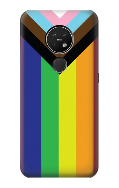 W3846 Pride Flag LGBT Funda Carcasa Case y Caso Del Tirón Funda para Nokia 7.2