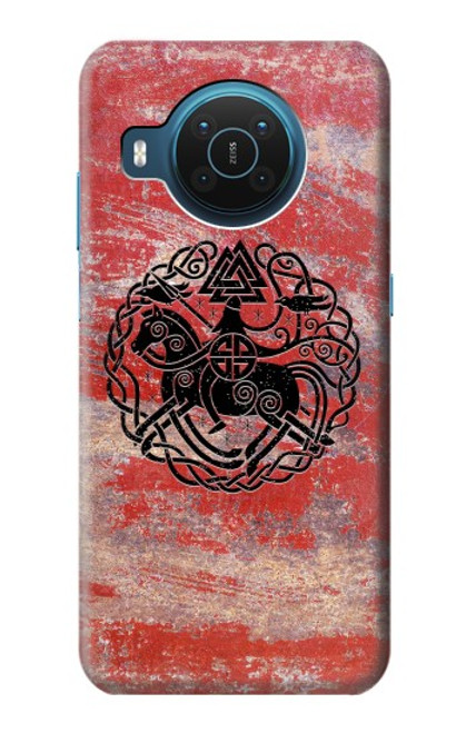 W3831 Viking Norse Ancient Symbol Funda Carcasa Case y Caso Del Tirón Funda para Nokia X20