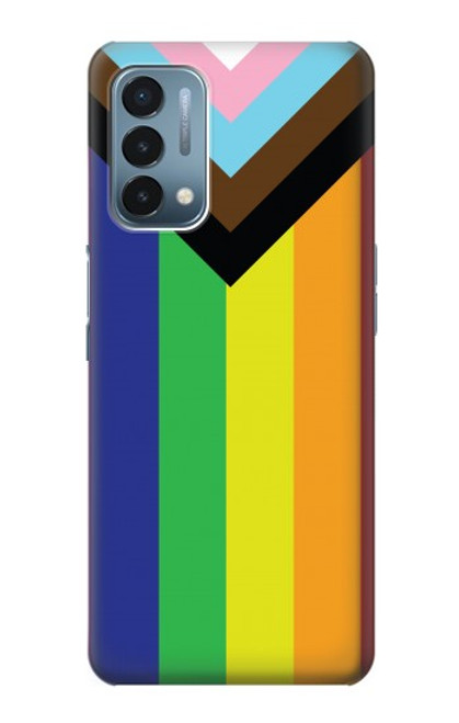 W3846 Pride Flag LGBT Funda Carcasa Case y Caso Del Tirón Funda para OnePlus Nord N200 5G