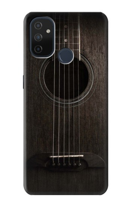 W3834 Old Woods Black Guitar Funda Carcasa Case y Caso Del Tirón Funda para OnePlus Nord N100