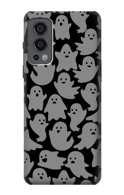 W3835 Cute Ghost Pattern Funda Carcasa Case y Caso Del Tirón Funda para OnePlus Nord 2 5G