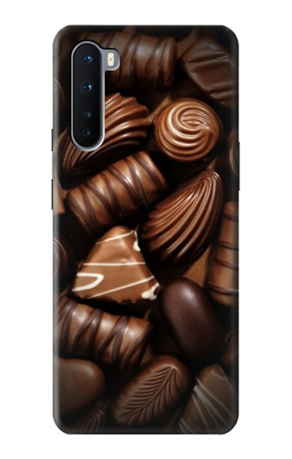 W3840 Dark Chocolate Milk Chocolate Lovers Funda Carcasa Case y Caso Del Tirón Funda para OnePlus Nord