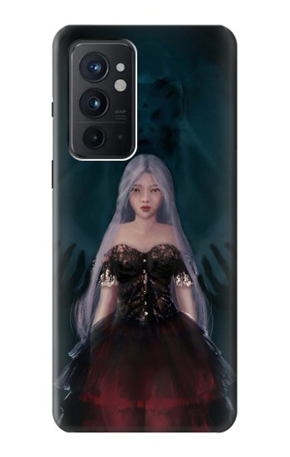 W3847 Lilith Devil Bride Gothic Girl Skull Grim Reaper Funda Carcasa Case y Caso Del Tirón Funda para OnePlus 9RT 5G