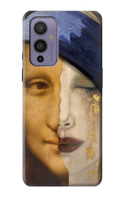 W3853 Mona Lisa Gustav Klimt Vermeer Funda Carcasa Case y Caso Del Tirón Funda para OnePlus 9