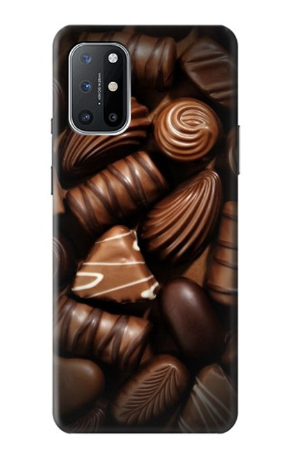 W3840 Dark Chocolate Milk Chocolate Lovers Funda Carcasa Case y Caso Del Tirón Funda para OnePlus 8T