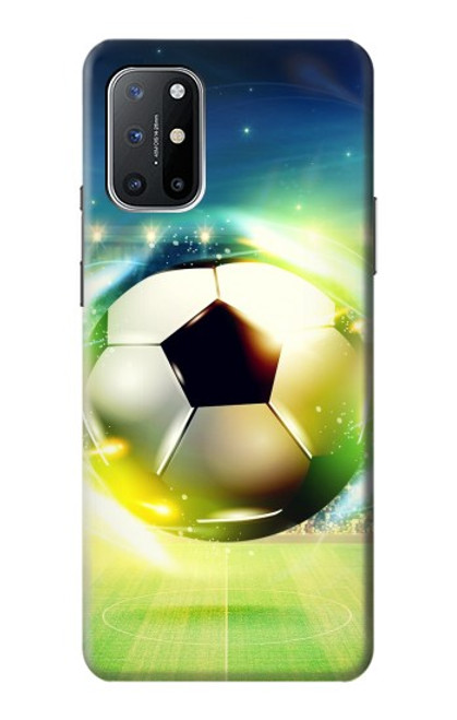 W3844 Glowing Football Soccer Ball Funda Carcasa Case y Caso Del Tirón Funda para OnePlus 8T