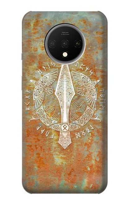 W3827 Gungnir Spear of Odin Norse Viking Symbol Funda Carcasa Case y Caso Del Tirón Funda para OnePlus 7T