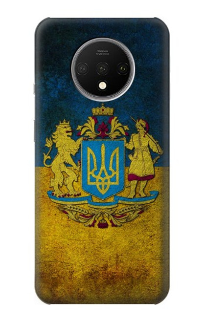 W3858 Ukraine Vintage Flag Funda Carcasa Case y Caso Del Tirón Funda para OnePlus 7T