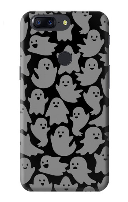 W3835 Cute Ghost Pattern Funda Carcasa Case y Caso Del Tirón Funda para OnePlus 5T