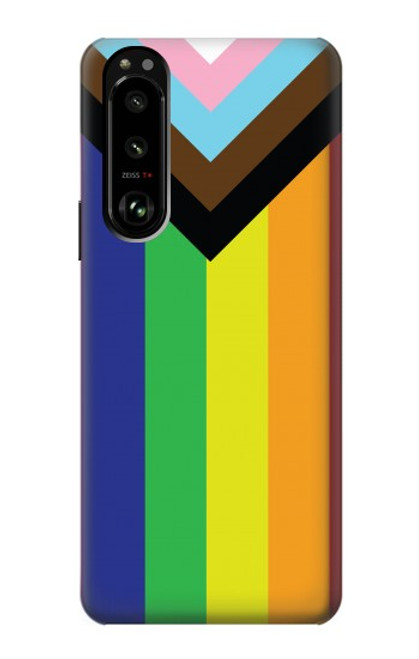 W3846 Pride Flag LGBT Funda Carcasa Case y Caso Del Tirón Funda para Sony Xperia 5 III