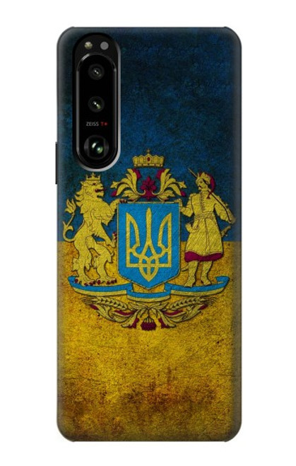 W3858 Ukraine Vintage Flag Funda Carcasa Case y Caso Del Tirón Funda para Sony Xperia 5 III