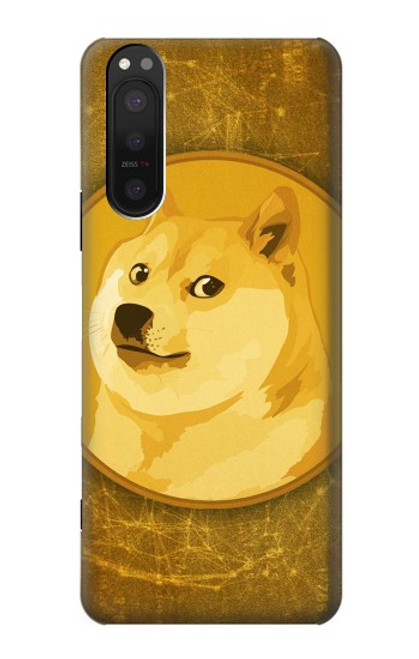 W3826 Dogecoin Shiba Funda Carcasa Case y Caso Del Tirón Funda para Sony Xperia 5 II