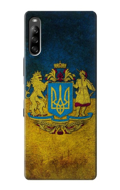W3858 Ukraine Vintage Flag Funda Carcasa Case y Caso Del Tirón Funda para Sony Xperia L4
