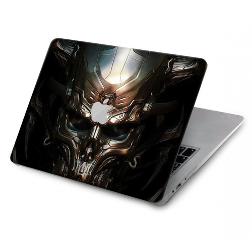 W1027 Hardcore Metal Skull Funda Carcasa Case para MacBook Pro 14 M1,M2,M3 (2021,2023) - A2442, A2779, A2992, A2918