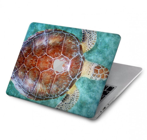 W1424 Sea Turtle Funda Carcasa Case para MacBook Pro 14 M1,M2,M3 (2021,2023) - A2442, A2779, A2992, A2918