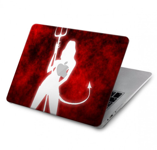W2455 Sexy Devil Girl Funda Carcasa Case para MacBook Pro 14 M1,M2,M3 (2021,2023) - A2442, A2779, A2992, A2918