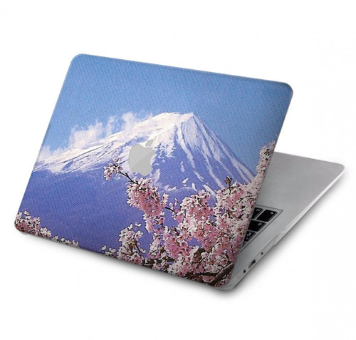 W1060 Mount Fuji Sakura Cherry Blossom Funda Carcasa Case para MacBook Pro 16 M1,M2 (2021,2023) - A2485, A2780