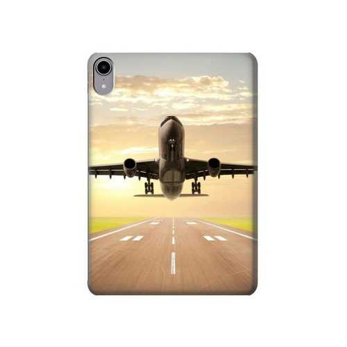 W3837 Airplane Take off Sunrise Funda Carcasa Case para iPad mini 6, iPad mini (2021)