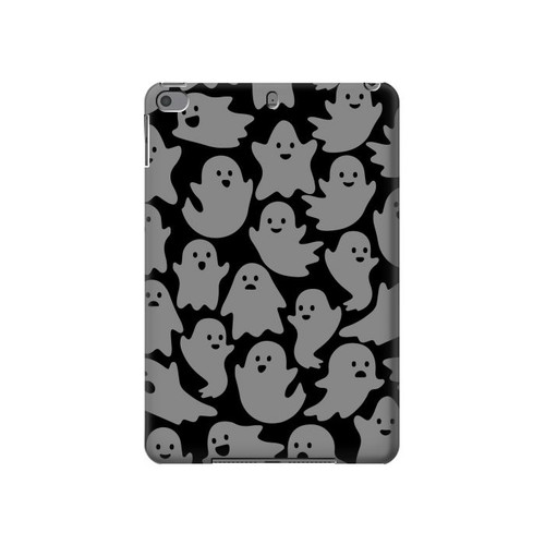 W3835 Cute Ghost Pattern Funda Carcasa Case para iPad mini 4, iPad mini 5, iPad mini 5 (2019)