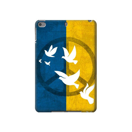 W3857 Peace Dove Ukraine Flag Funda Carcasa Case para iPad mini 4, iPad mini 5, iPad mini 5 (2019)