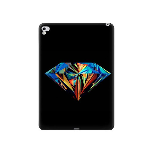 W3842 Abstract Colorful Diamond Funda Carcasa Case para iPad Pro 12.9 (2015,2017)