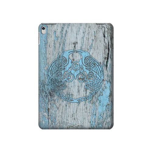 W3829 Huginn And Muninn Twin Ravens Norse Funda Carcasa Case para iPad Air 2, iPad 9.7 (2017,2018), iPad 6, iPad 5