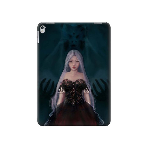 W3847 Lilith Devil Bride Gothic Girl Skull Grim Reaper Funda Carcasa Case para iPad Air 2, iPad 9.7 (2017,2018), iPad 6, iPad 5