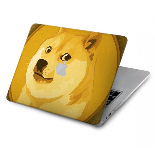 W3826 Dogecoin Shiba Funda Carcasa Case para MacBook Pro 13″ - A1706, A1708, A1989, A2159, A2289, A2251, A2338