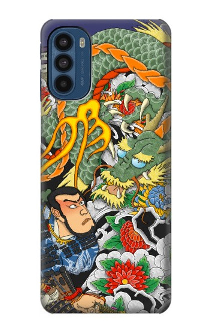 W0454 Japan Tattoo Funda Carcasa Case y Caso Del Tirón Funda para Motorola Moto G41