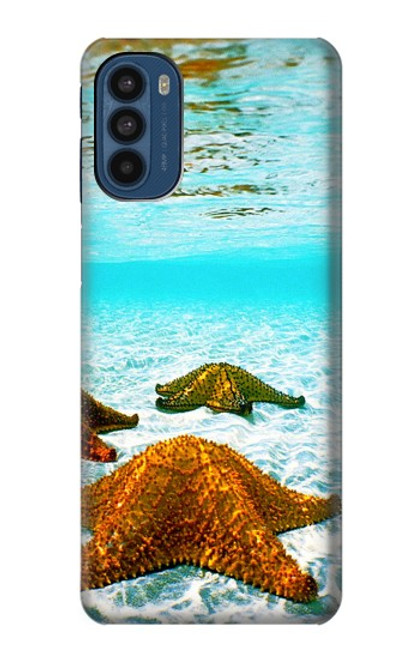 W1679 Starfish Sea Beach Funda Carcasa Case y Caso Del Tirón Funda para Motorola Moto G41