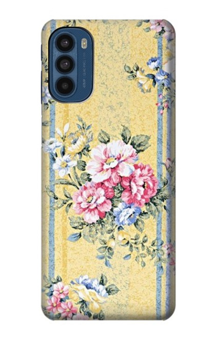 W2229 Vintage Flowers Funda Carcasa Case y Caso Del Tirón Funda para Motorola Moto G41