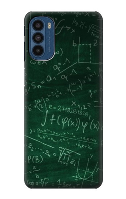 W3190 Math Formula Greenboard Funda Carcasa Case y Caso Del Tirón Funda para Motorola Moto G41