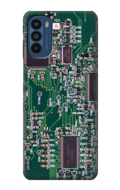 W3519 Electronics Circuit Board Graphic Funda Carcasa Case y Caso Del Tirón Funda para Motorola Moto G41