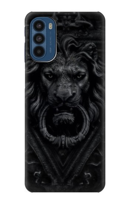 W3619 Dark Gothic Lion Funda Carcasa Case y Caso Del Tirón Funda para Motorola Moto G41