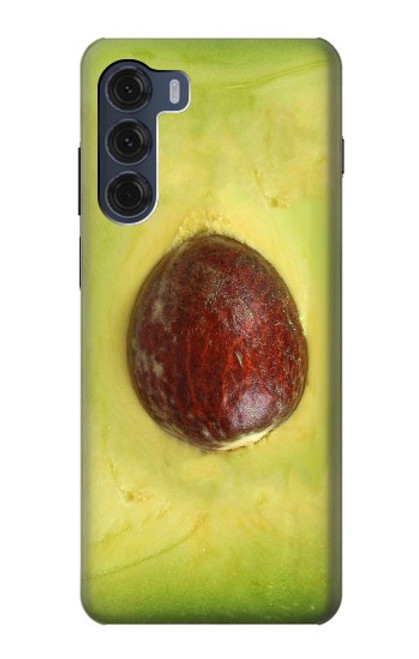 W2552 Avocado Fruit Funda Carcasa Case y Caso Del Tirón Funda para Motorola Moto G200 5G