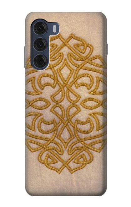 W3796 Celtic Knot Funda Carcasa Case y Caso Del Tirón Funda para Motorola Moto G200 5G