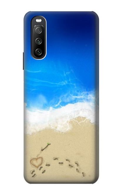 W0912 Relax Beach Funda Carcasa Case y Caso Del Tirón Funda para Sony Xperia 10 III Lite