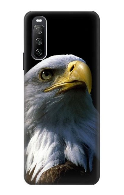 W2046 Bald Eagle Funda Carcasa Case y Caso Del Tirón Funda para Sony Xperia 10 III Lite