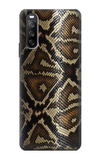 W2712 Anaconda Amazon Snake Skin Graphic Printed Funda Carcasa Case y Caso Del Tirón Funda para Sony Xperia 10 III Lite