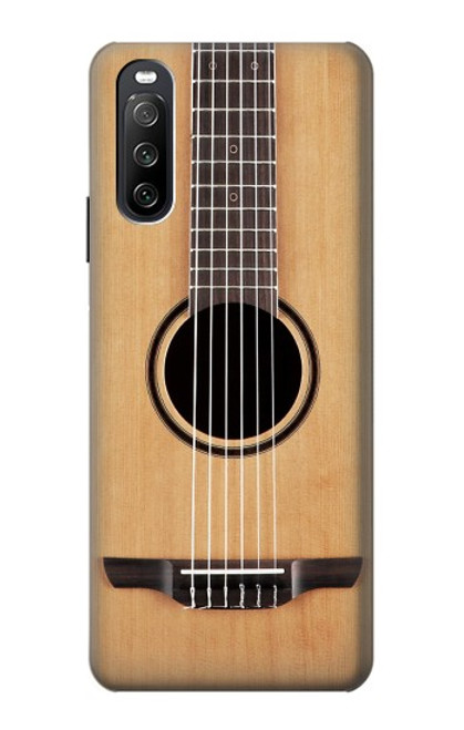 W2819 Classical Guitar Funda Carcasa Case y Caso Del Tirón Funda para Sony Xperia 10 III Lite